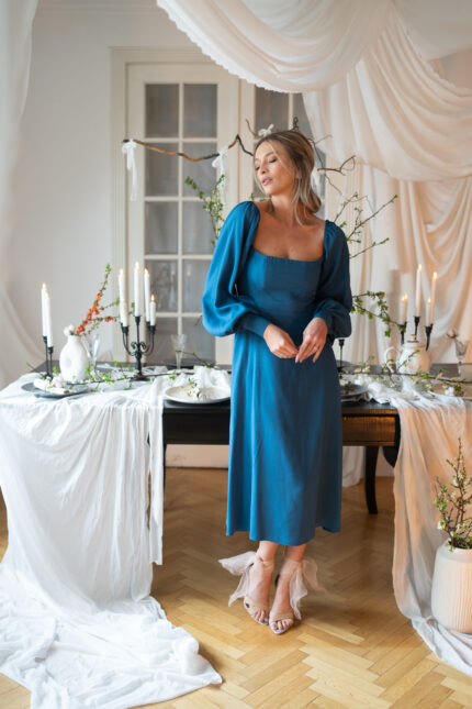 rochie albastra